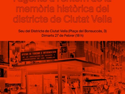 jornada de mapatge sobre la memòria històrica de ciutat vella