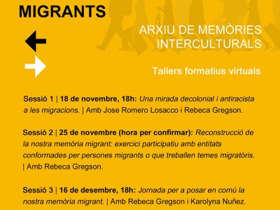 'Històries i memòries migrants. Arxiu de memòries interculturals' (ON LINE)